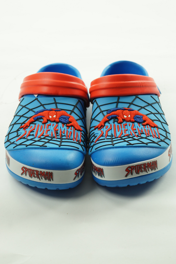 Klapki niebieskie gumowe Spiderman - BRAK METKI Z NAZWĄ PRODUCENTA zdjęcie 2