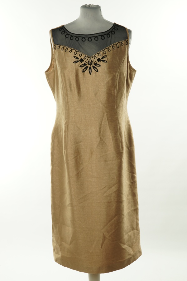 Sukienka beżowa+boelrko - JACQUES VERT zdjęcie 3