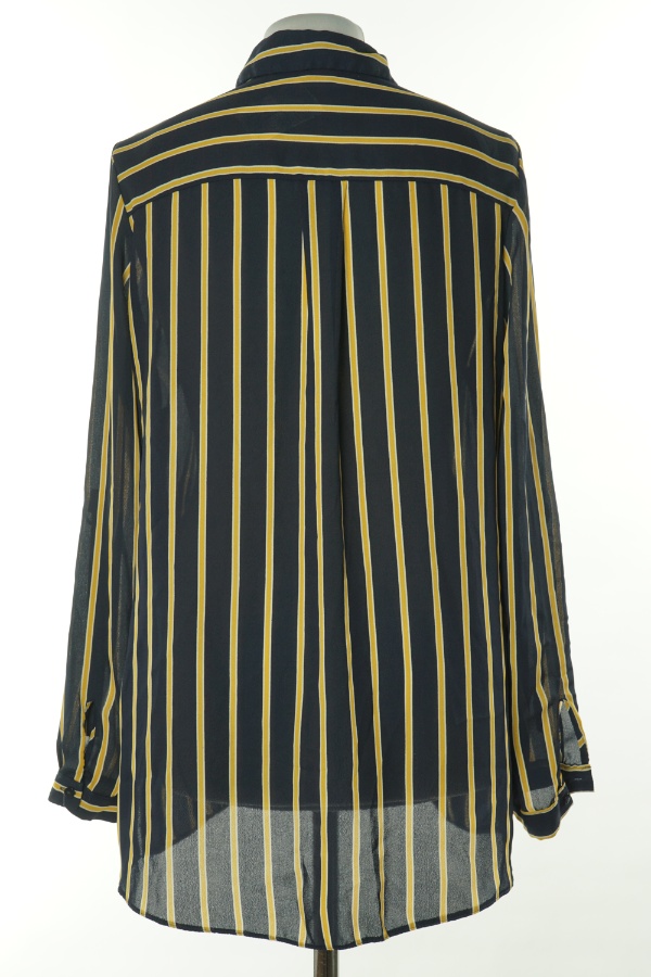 Koszula granatowa w żółte paski - PRIMARK zdjęcie 2