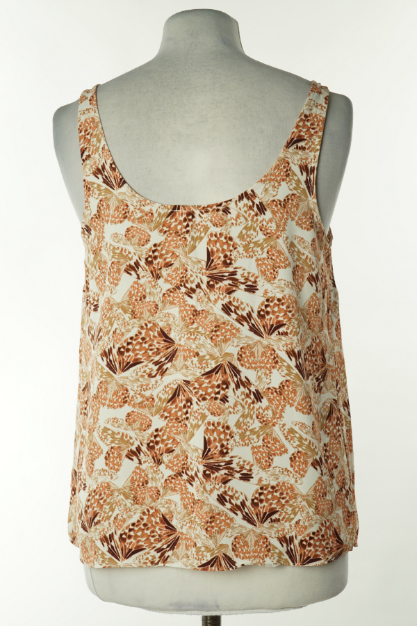 Bluzka białąa w beżowe motyle - PRIMARK zdjęcie 2