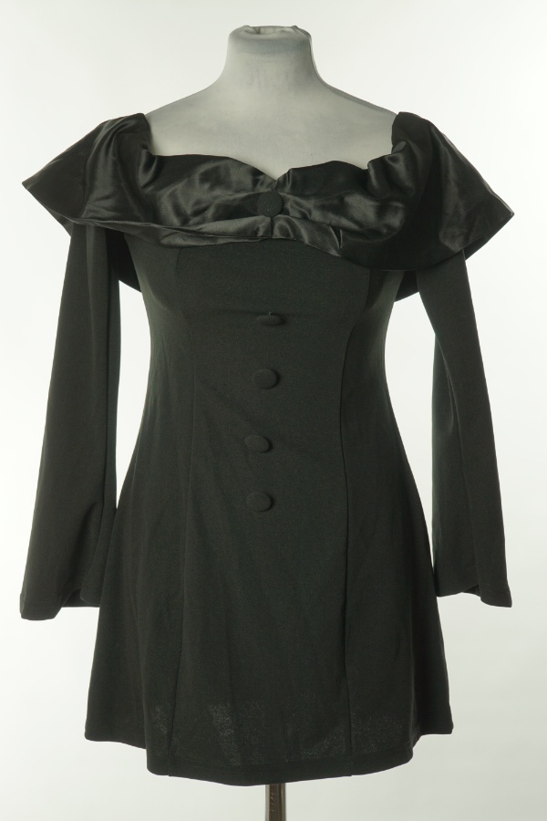 Sukienka czarna krótka - SHEIN zdjęcie 1