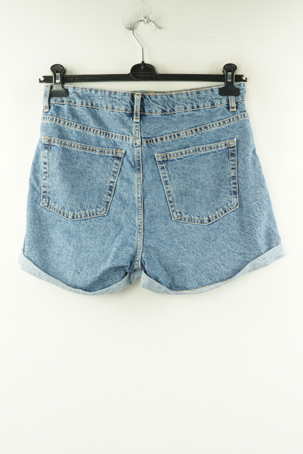 Krótkie spodenki niebieskie jeansowe - PRIMARK zdjęcie 2