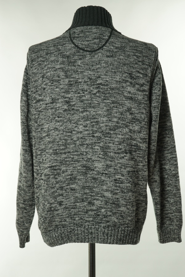 Sweter szary melanż - MCNEAL zdjęcie 2