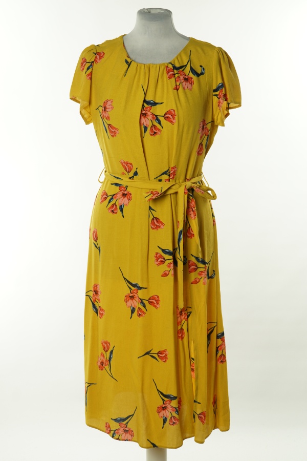 Sukienka żółta w kwiatki - DOROTHY PERKINS zdjęcie 1