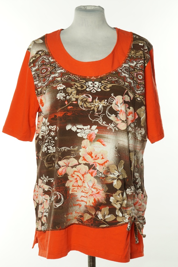 Koszulka kolorowa w kwiaty i wzory - LEA H zdjęcie 1