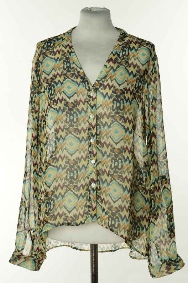 Koszula prześwitująca kolorowa - ALLY BELL zdjęcie 1