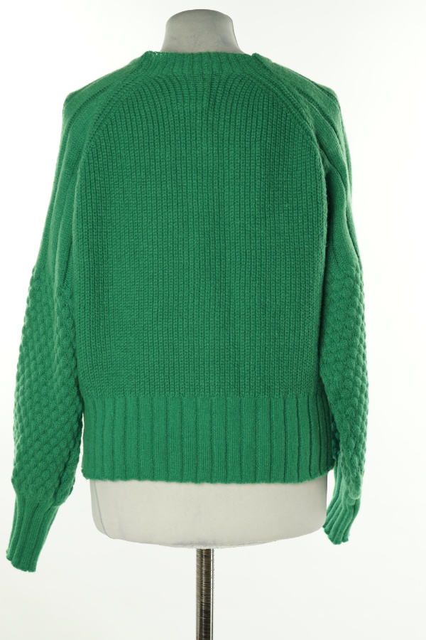 Kardigan zielony sweterkowy - SHEIN zdjęcie 2