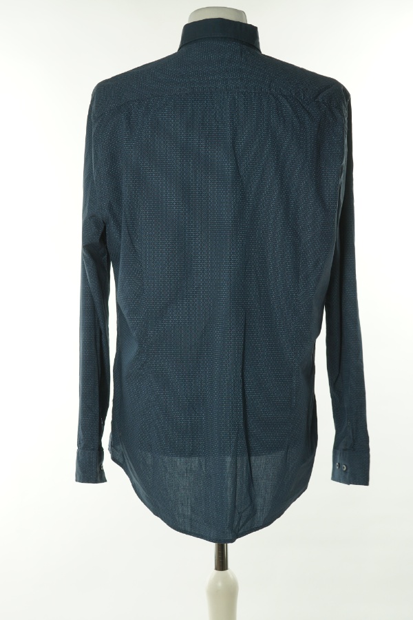 Koszula granatowa w kropki - F&F zdjęcie 2