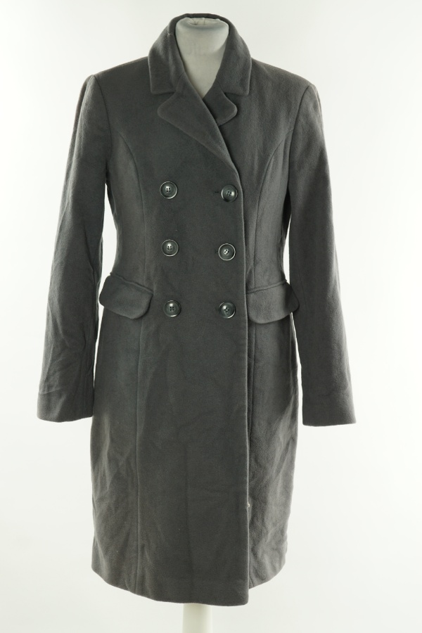 Płaszcz szary(70%WEŁNA)(10%KASZMIR) - DEBENHAMS zdjęcie 1