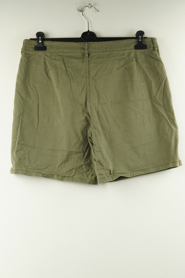Krótkie spodenki materiałowe khaki - F&F zdjęcie 2