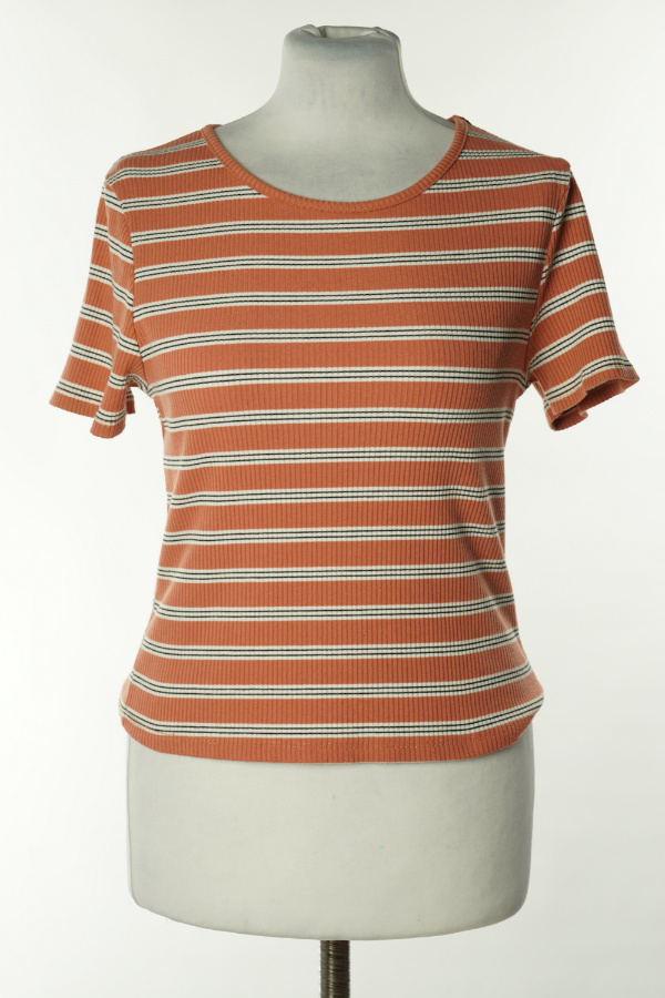 Koszulka łososiowa w paski - NEW LOOK zdjęcie 1