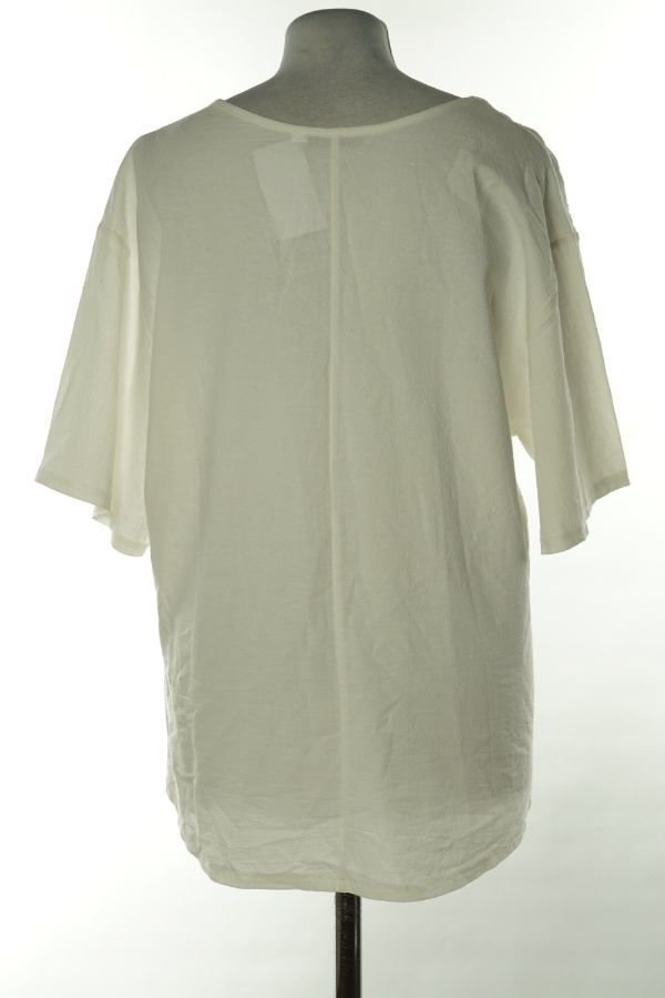 Bluzka biała z krótkim rękawem - MISSLOOK zdjęcie 2