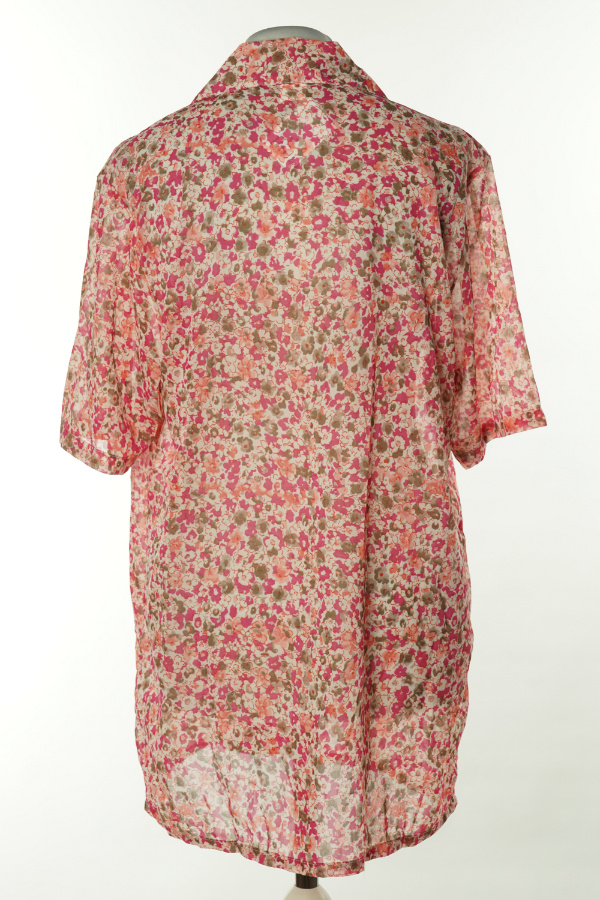 Koszula biała w różowe kwiatki - GABRIELLA VICENZA zdjęcie 2