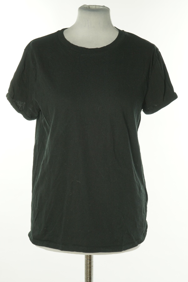 Koszulka czarna gładka bawełniana - FB SISTER zdjęcie 1