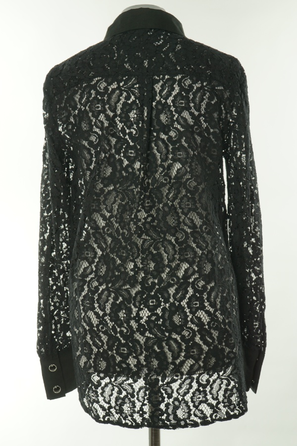 Koszula czarna koronkowa - RIVER ISLAND zdjęcie 2