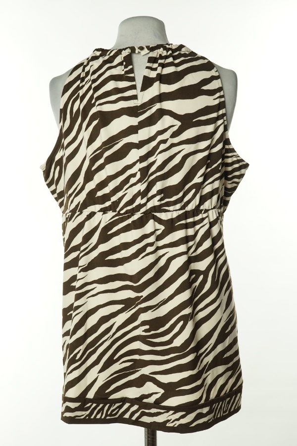 Bluzka beżowo - brązowa - INTERNATIONAL CONCEPTS zdjęcie 2