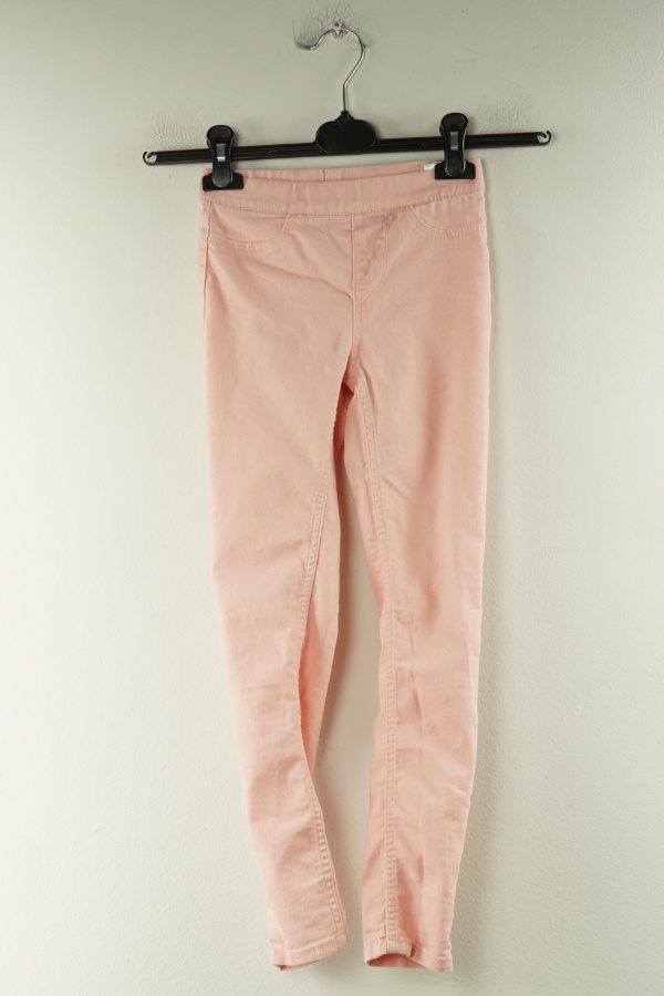 Spodnie różowe jeansowe H&M - H&M zdjęcie 1