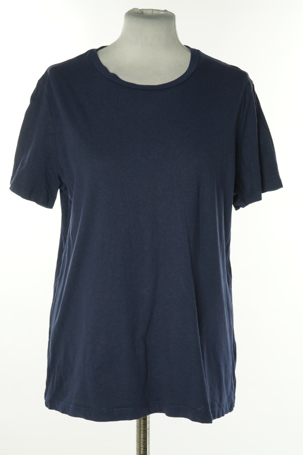 Koszulka granatowa gładka bawełniana - F&F zdjęcie 1