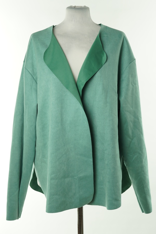 Narzutka miętowa zamszowa - NEW COLLECTION zdjęcie 1