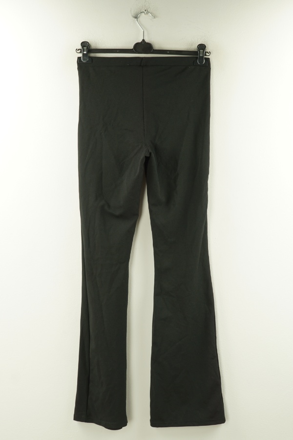 Spodnie czarne materiałowe dzwony - LAGER 157 zdjęcie 2