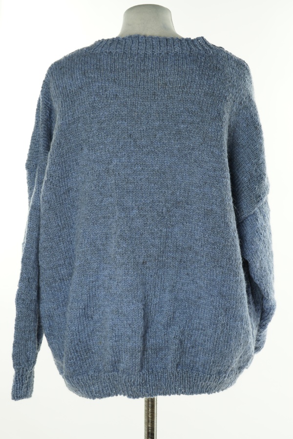 Sweter niebieski - BRAK METKI Z NAZWĄ PRODUCENTA zdjęcie 2