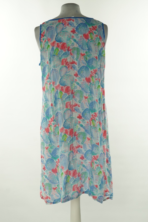 Sukienka niebieska wzorzysta - CYBERJAMMIES zdjęcie 2