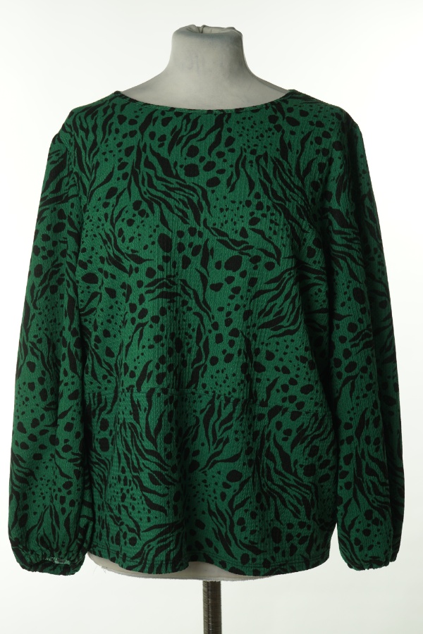 Bluzka zielona w czarne ciapki - DOROTHY PERKINS zdjęcie 1