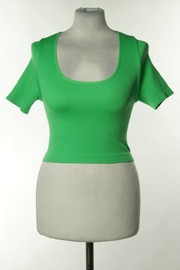 Top zielony prążkowany - PRIMARK zdjęcie 1