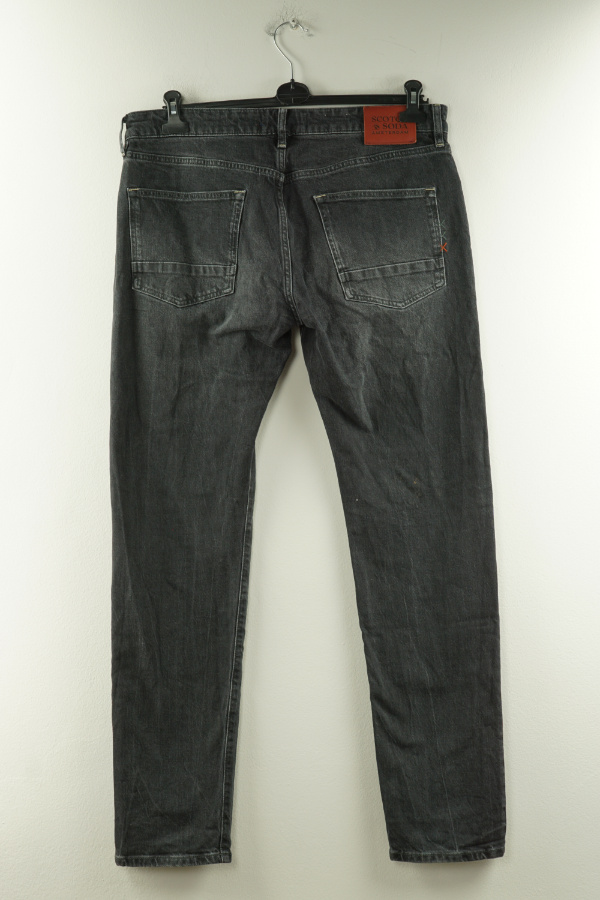 Spodnie czarne jeansowe - SCOTCH & SODA zdjęcie 2