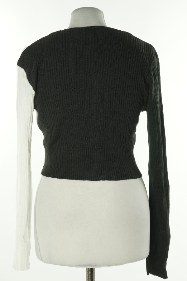 Kardigan biało-czarny prążkowany - I SAW IT FIRST zdjęcie 2