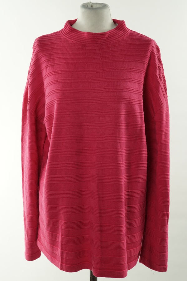 Sweter różowy(10%JEDWAB) - OUI zdjęcie 1