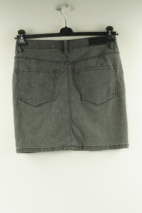 Spódnica szara jeansowa - VERO MODA zdjęcie 2