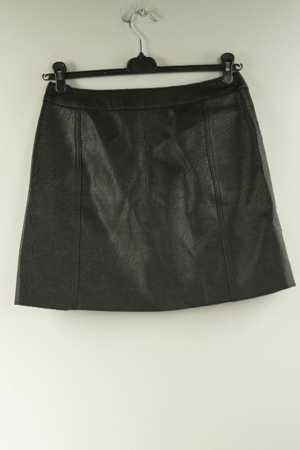 Spódnica czarna ekoskóra - RIVER ISLAND zdjęcie 2