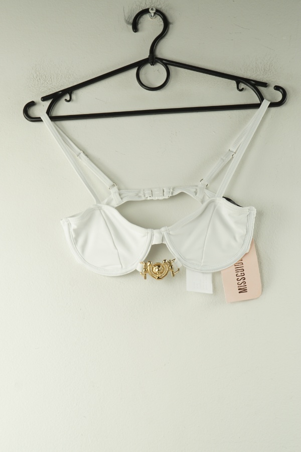 Góra od bikini biała - MISSGUIDED zdjęcie 1
