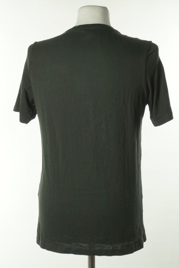 Koszulka czarna z nadrukiem i napisem - JACK&JONES zdjęcie 2