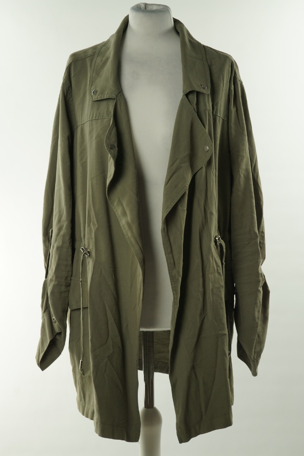 Narzutka khaki ze ściągaczem w talii, NEW LOOK - NEW LOOK zdjęcie 1