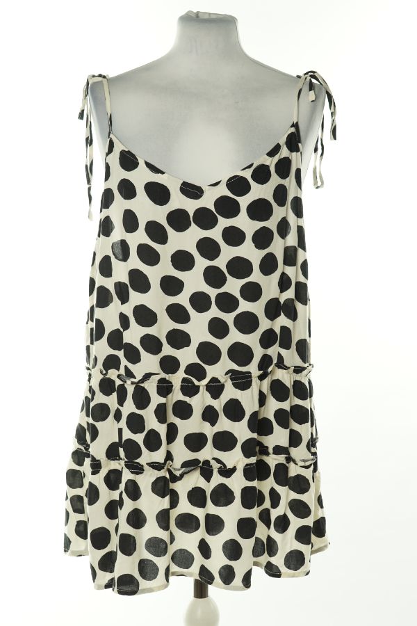 Bluzka kremowa w czarne grochy - DOROTHY PERKINS zdjęcie 1