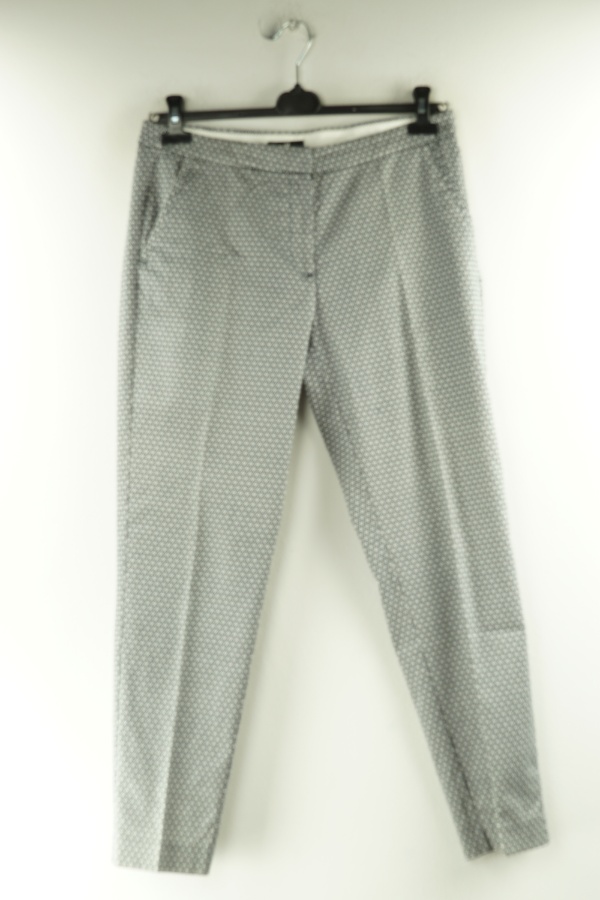 Spodnie granatowe w białe wzory - H&M zdjęcie 1