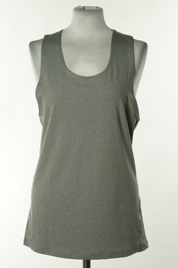 Koszulka szara melanż - BRAK METKI Z NAZWĄ PRODUCENTA zdjęcie 1