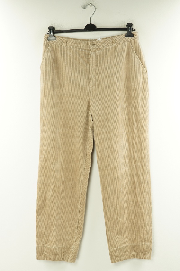 Spodnie beżowe sztruksowe - BRAK METKI Z NAZWĄ PRODUCENTA zdjęcie 1