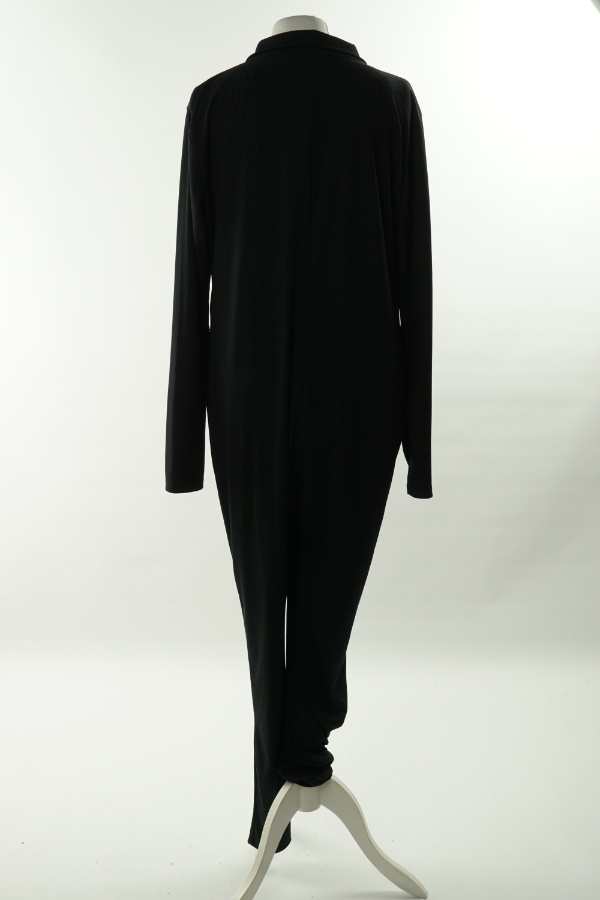 Kombinezon czarny prążkowany H&M - H&M zdjęcie 2