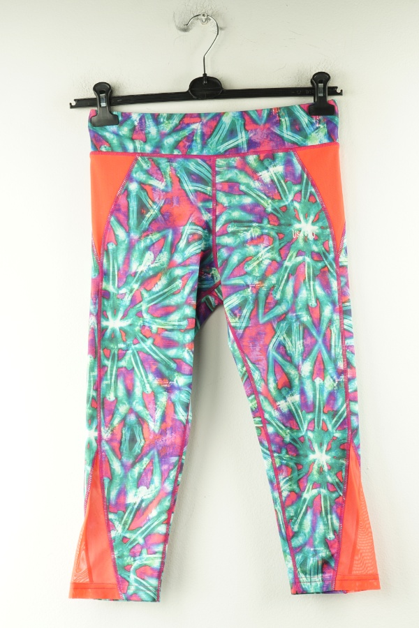 Legginsy kolorowe 3/4 - USA PRO zdjęcie 1