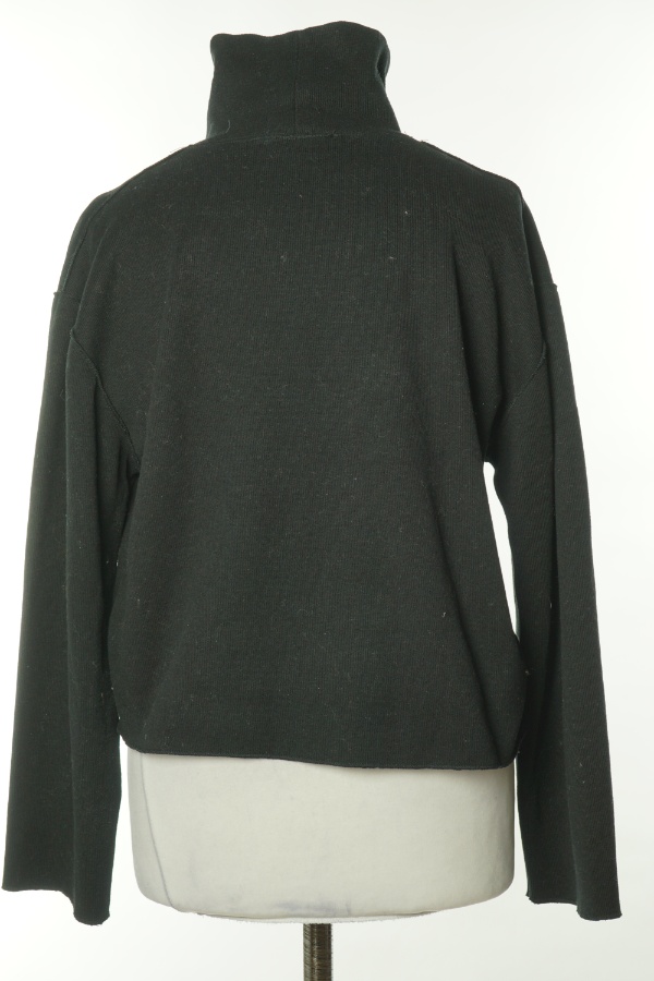 Sweter czarny golf, ZARA - ZARA zdjęcie 2