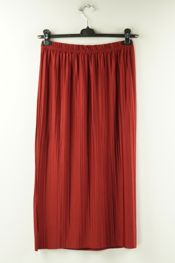 Spódnica czerwona plisowana, ZARA - ZARA zdjęcie 2