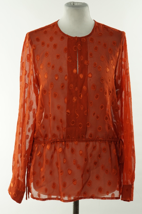 Bluzka pomarańczowa w koła, H&M - H&M zdjęcie 1