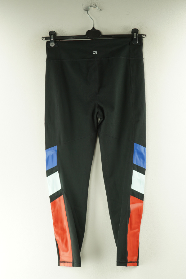 Legginsy czarne z kolorowymi wstawkami - GAP zdjęcie 2