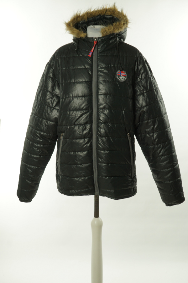 Kurtka czarna pikowana - NEBULUS zdjęcie 1