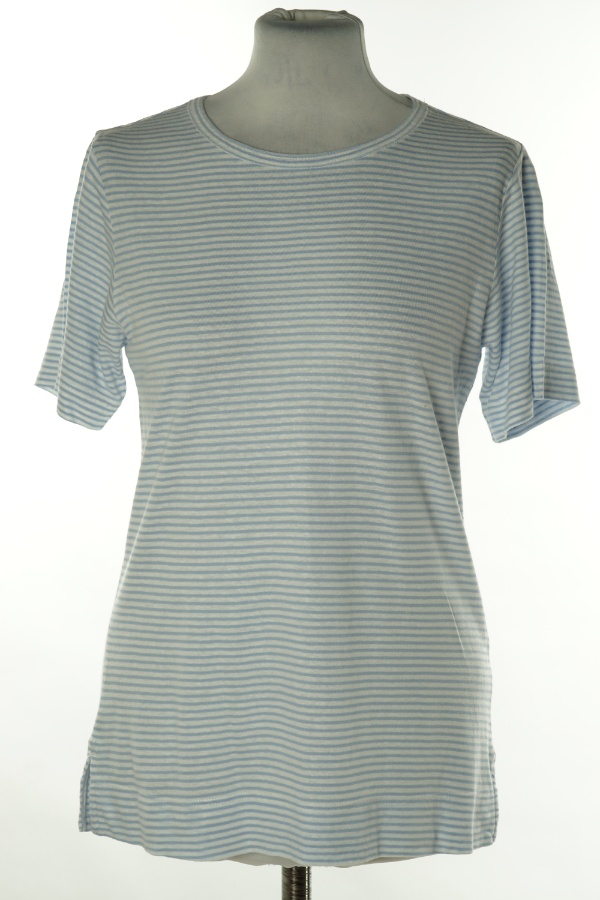 Koszulka niebiesko-biała w paski - M&S zdjęcie 1