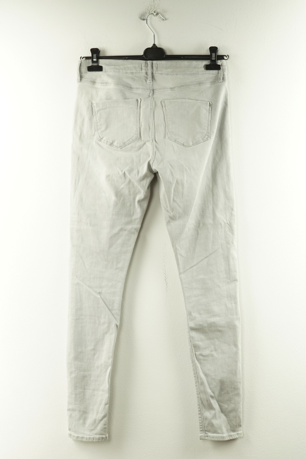 Spodnie jasnoszare jeansowe  - RIVER ISLAND zdjęcie 2