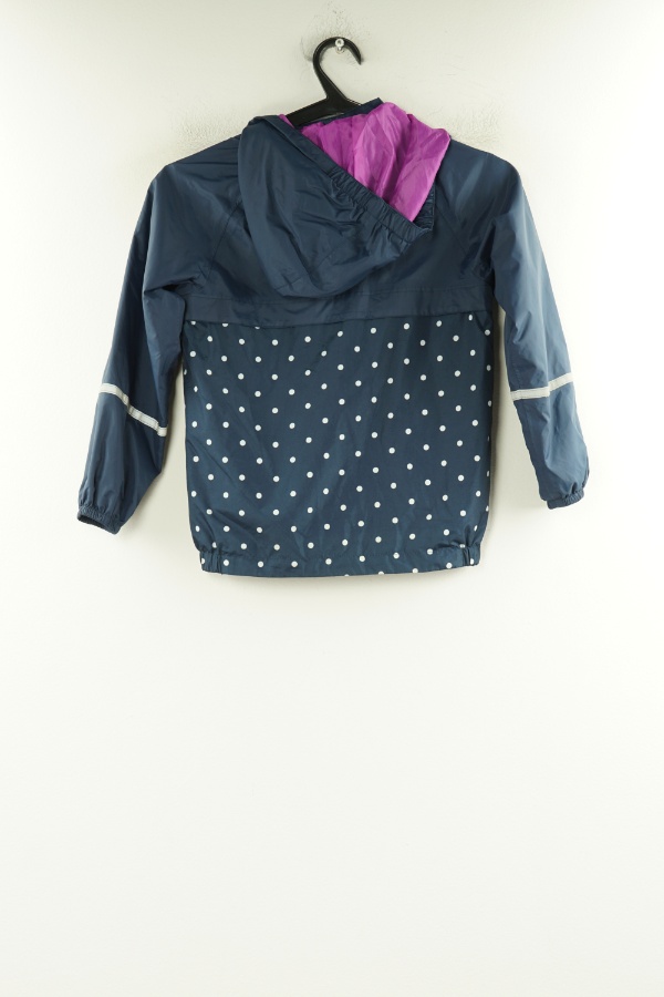Kurtka granatowa w kropki - NAME IT zdjęcie 2